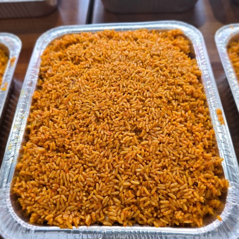 Delicious Jollof Rice Awaits
