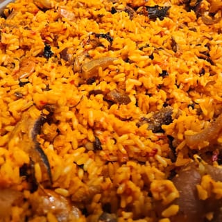 Native Jollof Rice Plate
